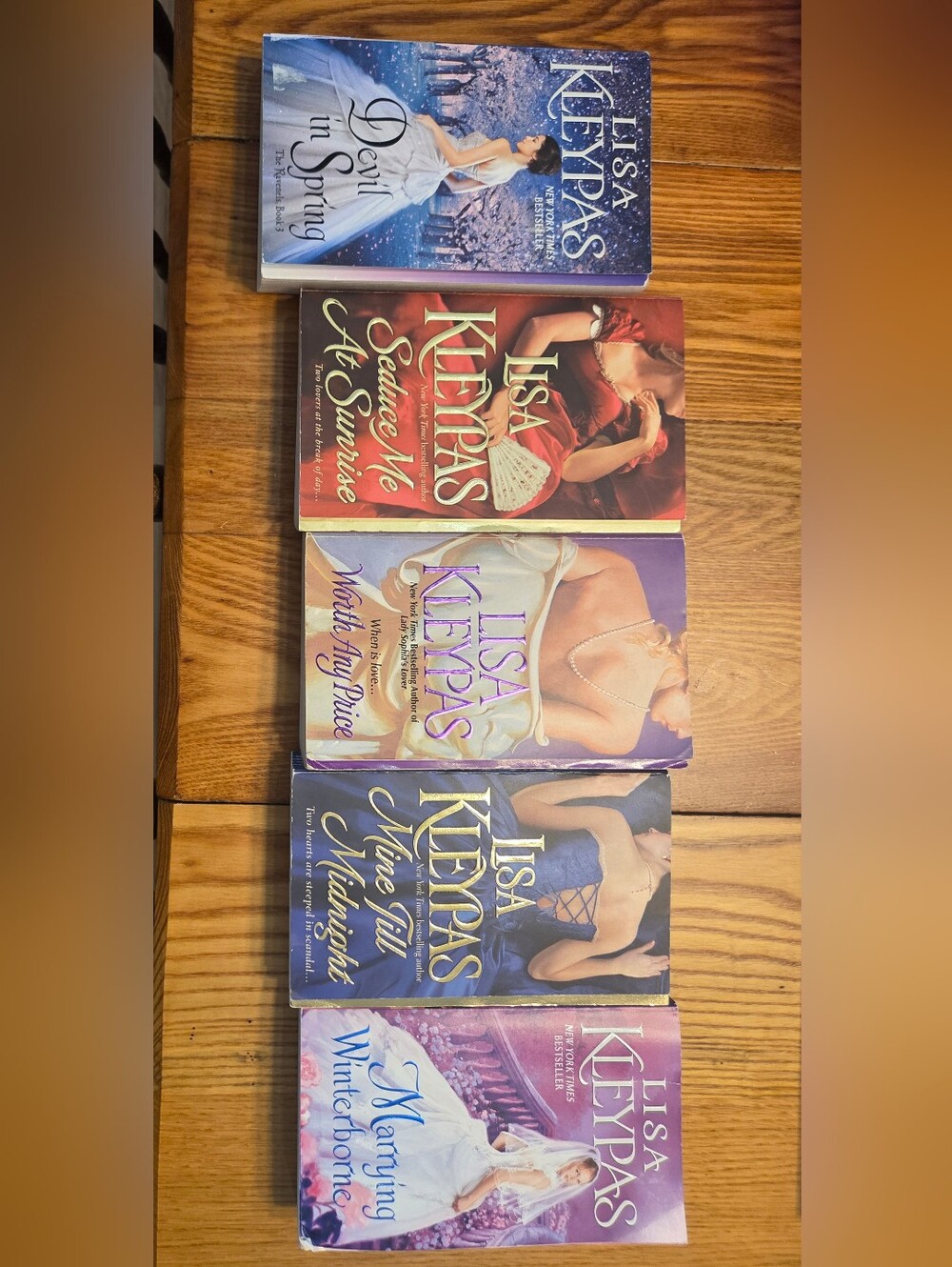 5 Book Set. Lisa Kleypass Stepback Paperbacks.  Good  Condition. Make An Offer